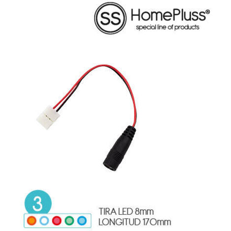 Conector para tira LED monocromo a DC