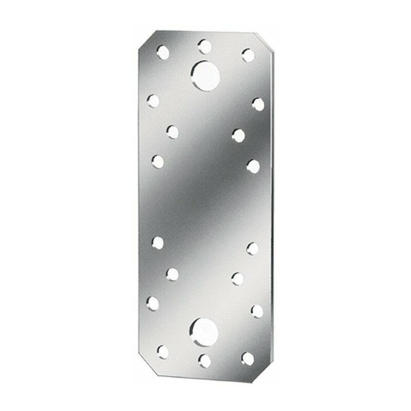 

Conector plano L.96mm An.35mm S.2.5mm STA capataz galvanizado sendzimir (Por 50)