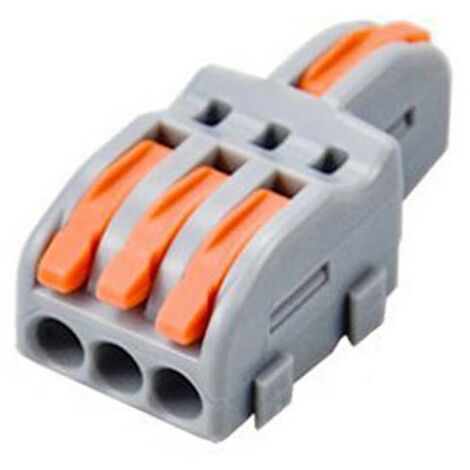 Conector rápido 1 a 3 cables 0,2-2,5mm2