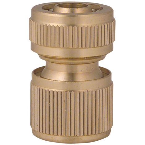 CONECTOR RAPIDO AQUASTOP LATON - 1/2''
