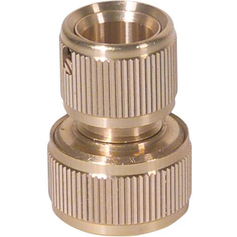 CONECTOR RAPIDO AQUASTOP LATON - 3/4''