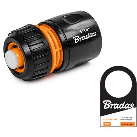 Conector rápido Bradas ECO-PWB2140 Black Line de 1/2"