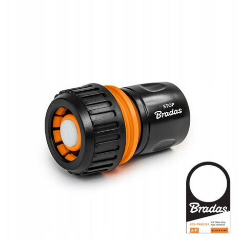 Conector rápido Bradas ECO-PWB2150 Black Line de 3/4"