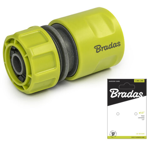 Conector rápido Bradas LE-02120K Lime Line de 1/2"