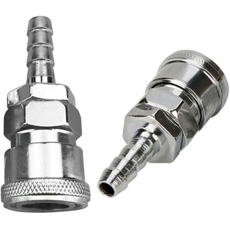 Conector rápido de aire comprimido Conectores rápidos de manguera de aire Acoplador de compresor Conector neumático Conector de compresor Conector rápido neumático 2 pares SH20 + PH20