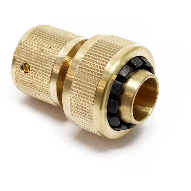 

Conector rápido de manguera 19mm (3/4') acoplamiento rápido con parada de agua