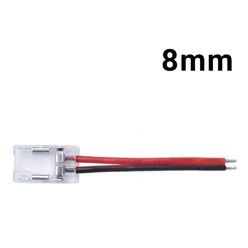 

Barcelona Led - Conector rápido para inicio de tiras LED COB monocolor de 8mm