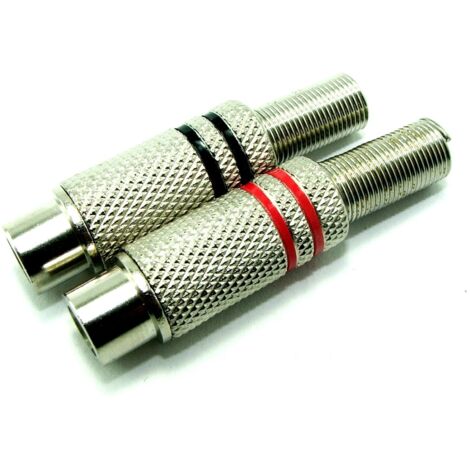 CONECTOR RCA 2X CONECTOR RCA PARA CABLE
