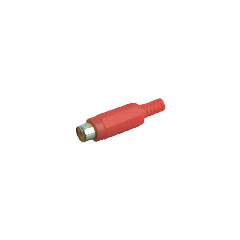 

Conector RCA Coaxial Hembra Color Rojo 10.589/R 8430552010905 - Electro Dh