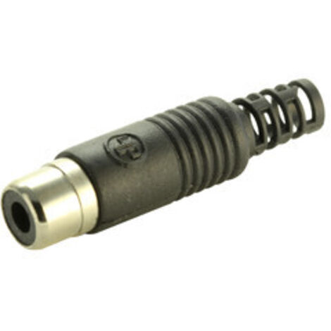 Conector RCA coaxial Hembra para cable RG58 Electro DH Color Negro 10.589/DH/N 8430552082513