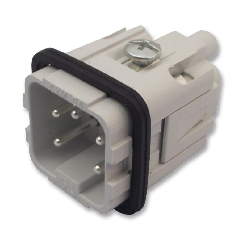 

Conector Rectangular Masculino Insertar 4 Vìas + Tierra 10A