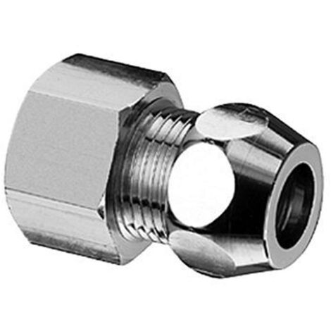 Conector recto con rosca interna 1/2 pulgada x3 / 8 pulgada x10 mm