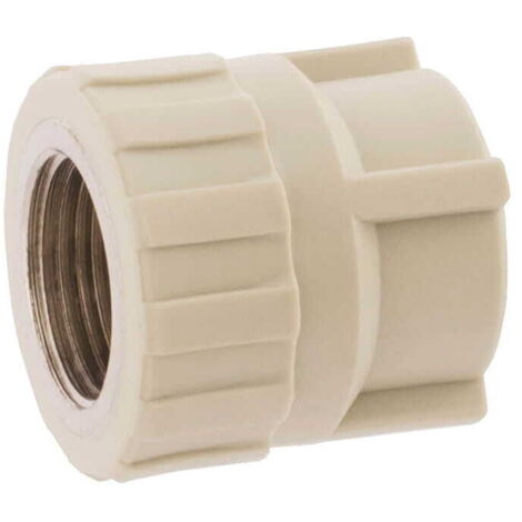 Conector recto IDMAR PP de 20x1/2" con rosca interna
