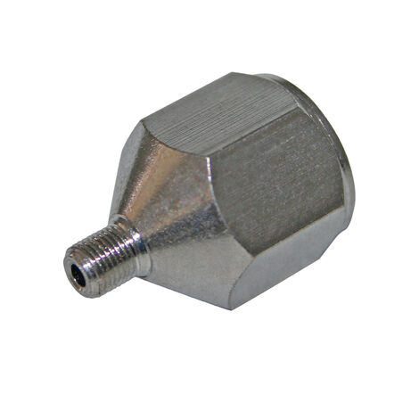 Conector reductor Aerógrafo rosca macho M5x0.5mm rosca hembra 1/4Reductor de aerografíaCon rosca macho M5x0,5Rosca hembra 12,91 mm (¼″)También como pieza de recambio para una fácil sustituciónAdaptado