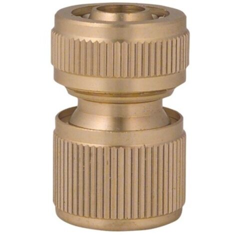 Conector Riego 1/2" Rapido  Natuur Laton Aqua Stop Nt98872
