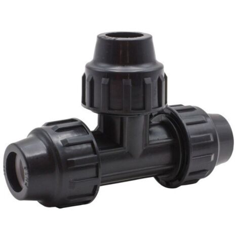 Conector Riego En T 20Mm Igual Fit Pp Riegolux