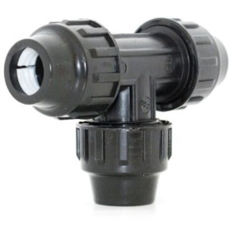 Conector Riego En T 20Mm Igual Fitting Polipropileno Natuur