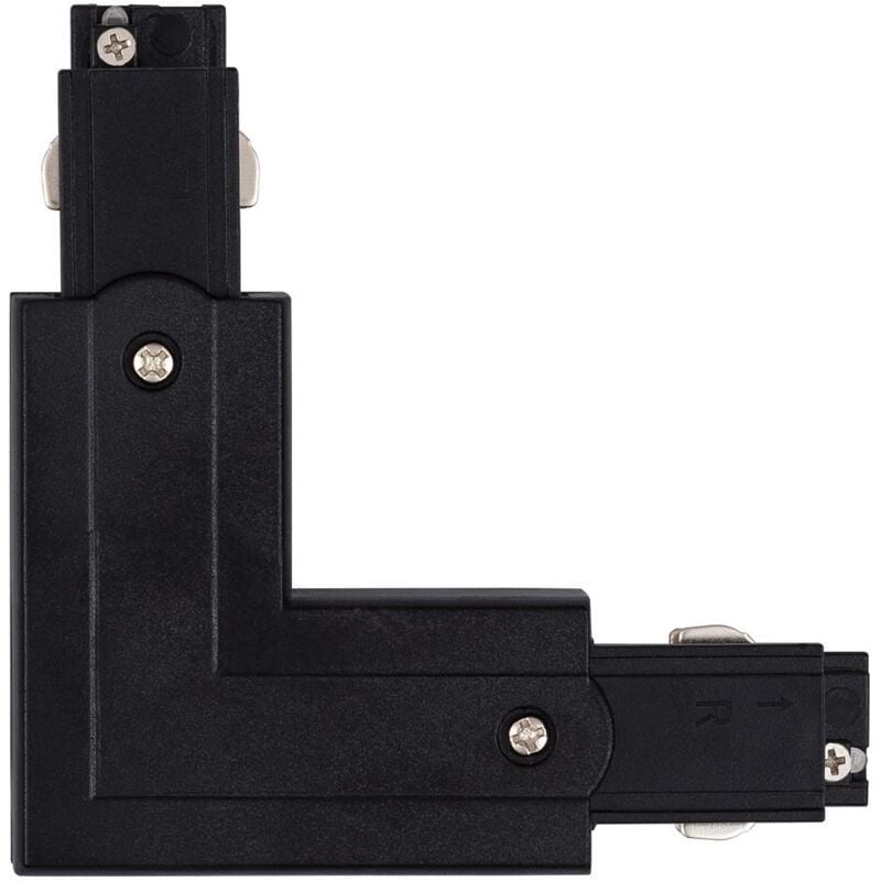 

Conector 'Right Side' Tipo L para Carril Trifásico Negro - Negro