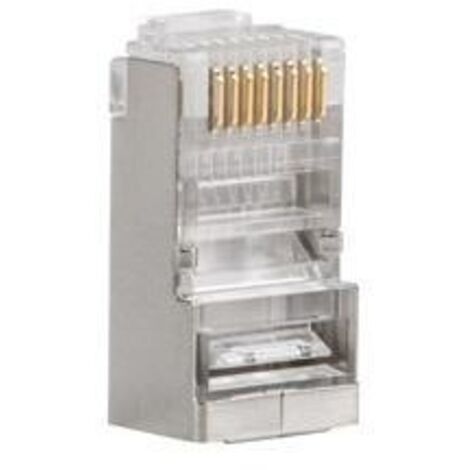 Conector RJ45 Lanberg PLS-5000EZ Gris 100 Unidades
