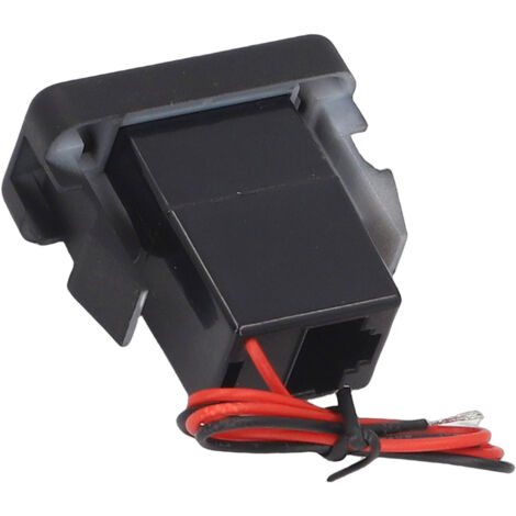 Conector RJ45 para radio de coche UHF con pantalla LED azul, placa de conexión de radio de coche de plástico de alta calidad.