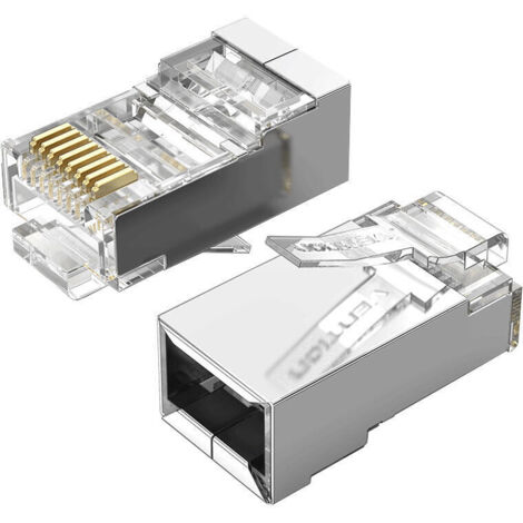 Conector RJ45 Vention IDCR0-100 Plateado