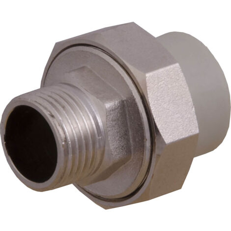 Conector roscado IDMAR PP con rosca macho de 20x3/4".