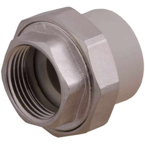 Conector roscado IDMAR PP-R con rosca interna de 25x1/2".