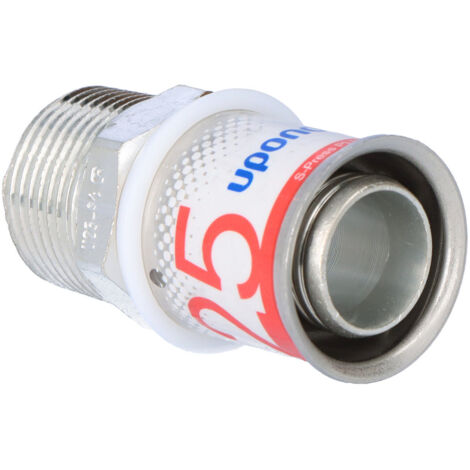 Conector roscado macho 25-R3/4"MT Uponor S-Press Plus