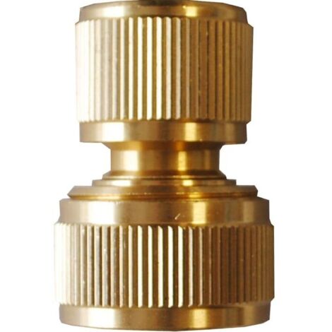 Conector r谩pido de lat贸n Khayner STOP de 3/4"