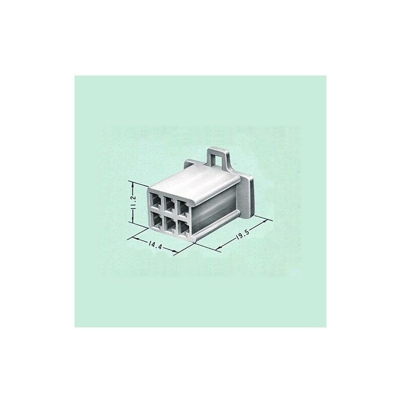 

Conector Series MTW Macho 6 vías