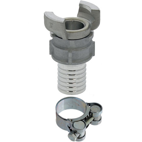 Conector simétrico guillemin, DN 20 x 25 mm, con abrazadera de torniquete