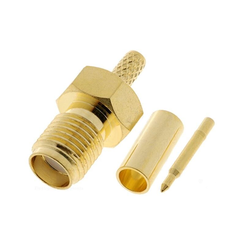 

Conector SMA hembra inverso con pin central macho de Para cable RG-174/U Electro DH 20.203/174 8430552114498
