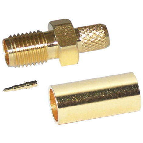 Conector SMA hembra inverso con pin central macho de Para cable RG-174/U Electro DH 20.203/174 8430552114498