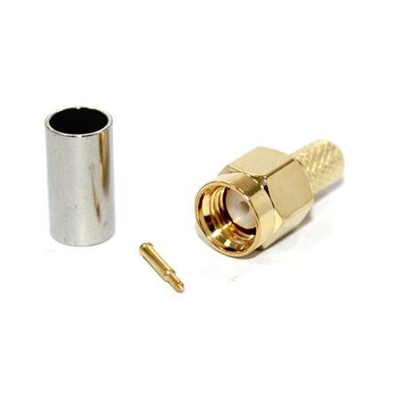 Conector SMAm para cable RG178