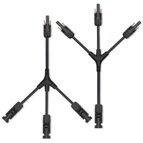 Conector solar Qoltec  Conector MC4  Tipo Y  1000 V  30 A  Juego completo