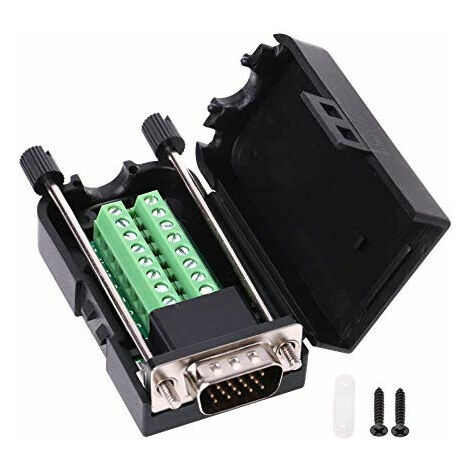 Conector Sub-d 15pin Hd Macho Borna Tornillo 161.0774.11