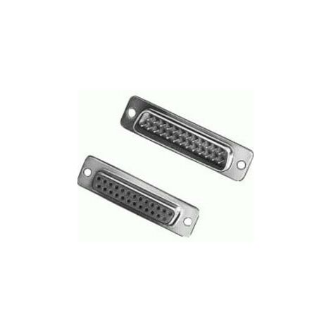 Conector Sub-D 25pin Hembra Soldar Recto