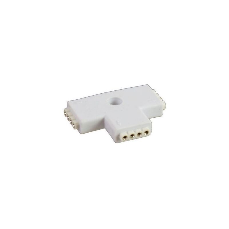 

Conector T 90º tira led rgb 10mm 4pin - Jandei