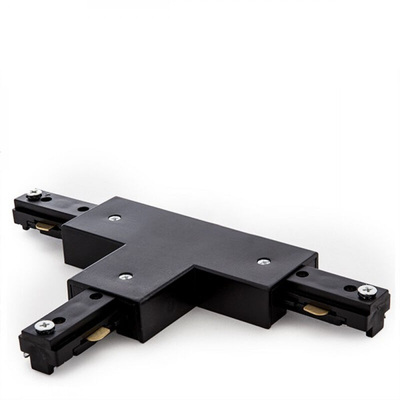 

Conector T Carril Bifásico Negro (PL218000T-T-B)