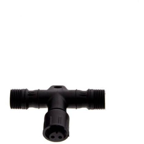 Conector T Monocolor 2 Pin Estanco Para Balizas LED 12/24V