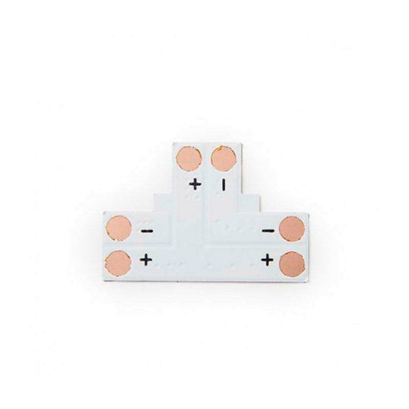 

Ledbox - Conector T para tiras monocolor 2 Pin - 10mm