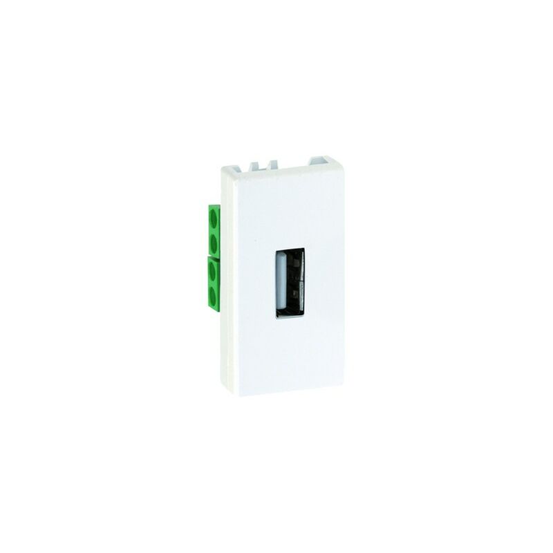 

Conector estrecho con tapa USB hembra blanco 27 2701090-030 - Simon