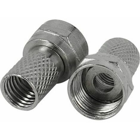 Conector tipo F conexion rapida cable antena