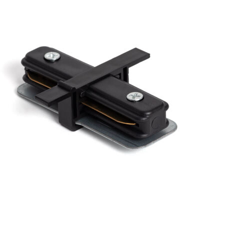 Conector Tipo I para Carril Monofásico Empotrable Aluminio Negro