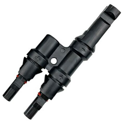 Conector tipo MC4 con derivación fija 2 cables en 1 KCF-06-1000T2-M de Temper