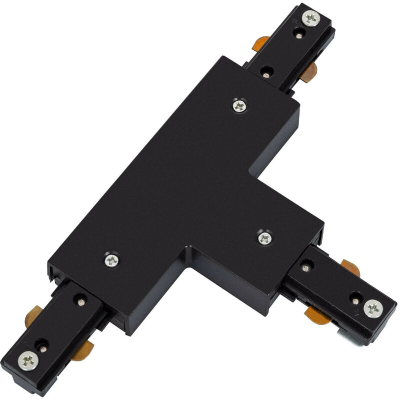 

Conector Tipo T para Carril Bifásico PC Negro - Negro