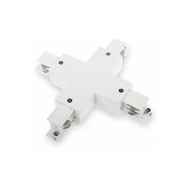 

Conector tipo X para Carril Trifásico Blanco Blanco - Iluminashop