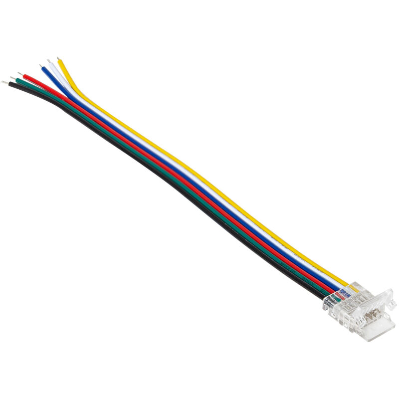 Conector Tira LED 24V RGB+CCT SMD Ancho 10mm IP20 con Cable RGB+CCT