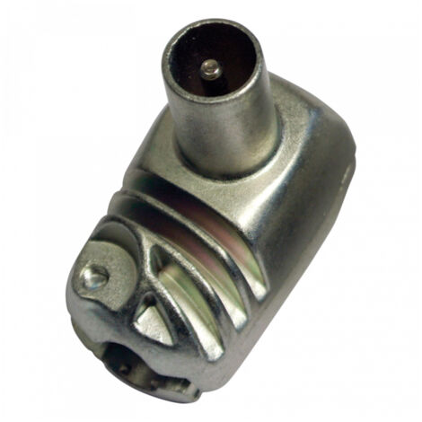 CONECTOR TV ACODADO M METALICO