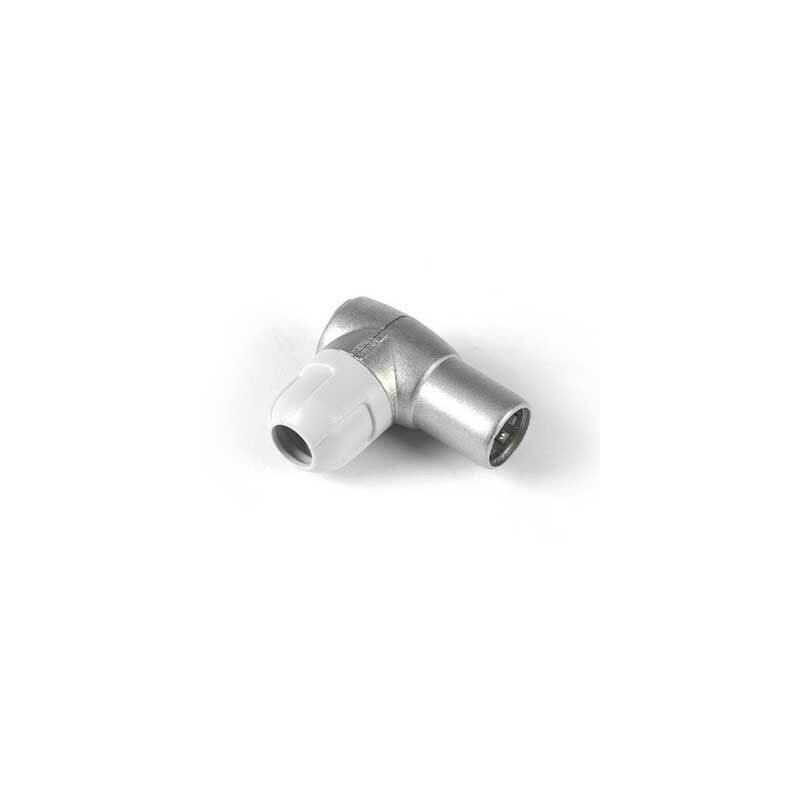 

Conector TV acodado macho 9,5 mm de - Televes